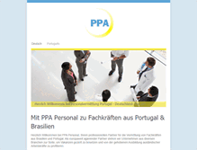 Tablet Screenshot of ppa-personal.com